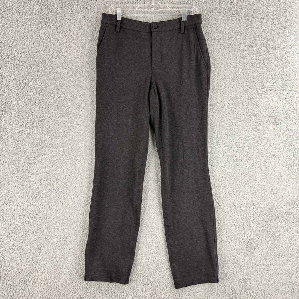 Kit and Ace Pants Mens 31 Gray Technical Stretch Commuter Trousers Slim Straight